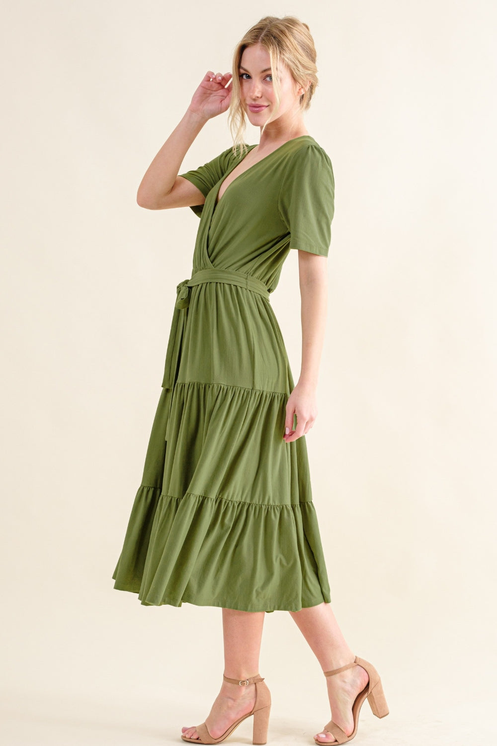 Soft Tiered Midi Dress - Effortless & Chic | Uneeque Designzz