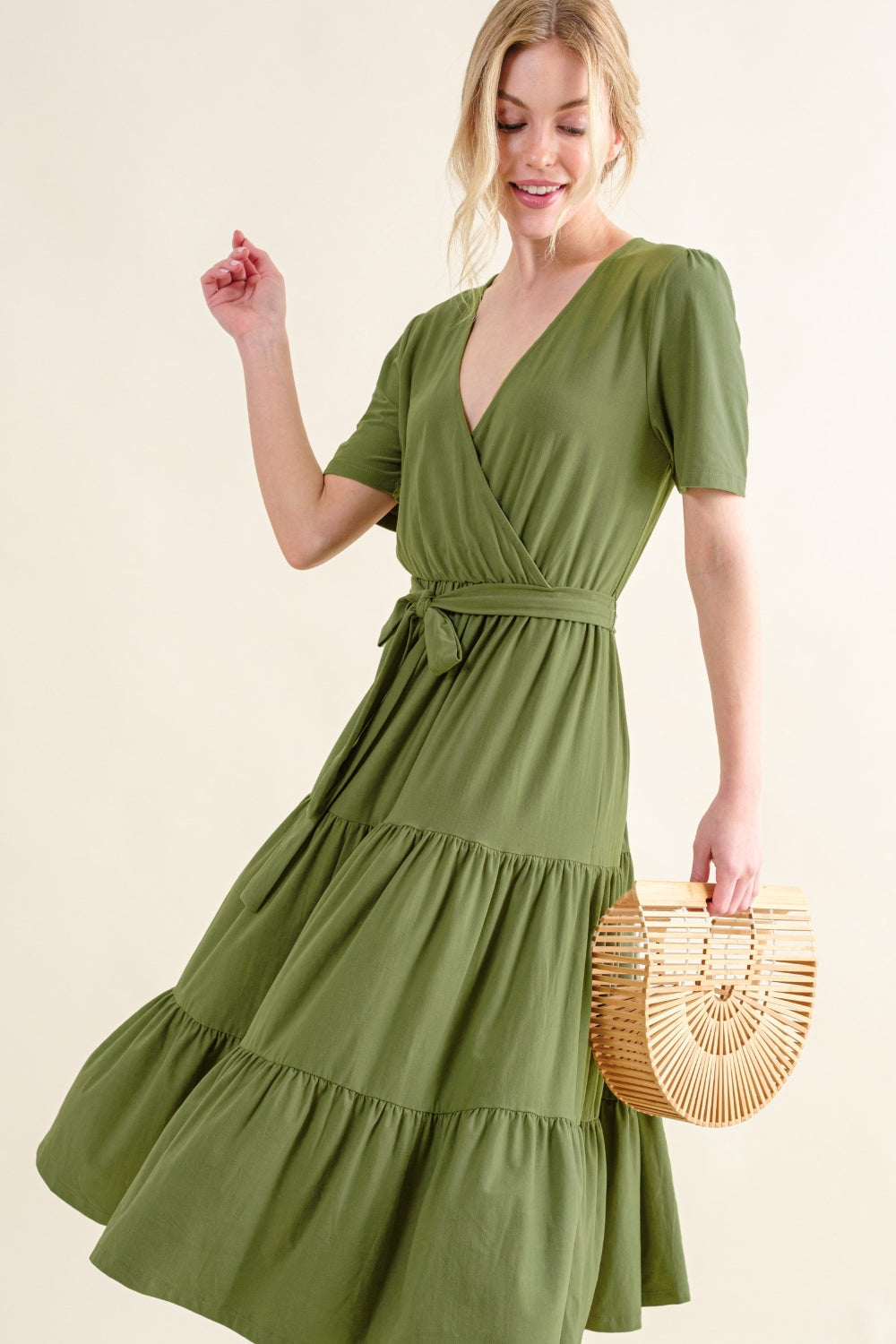Soft Tiered Midi Dress - Effortless & Chic | Uneeque Designzz