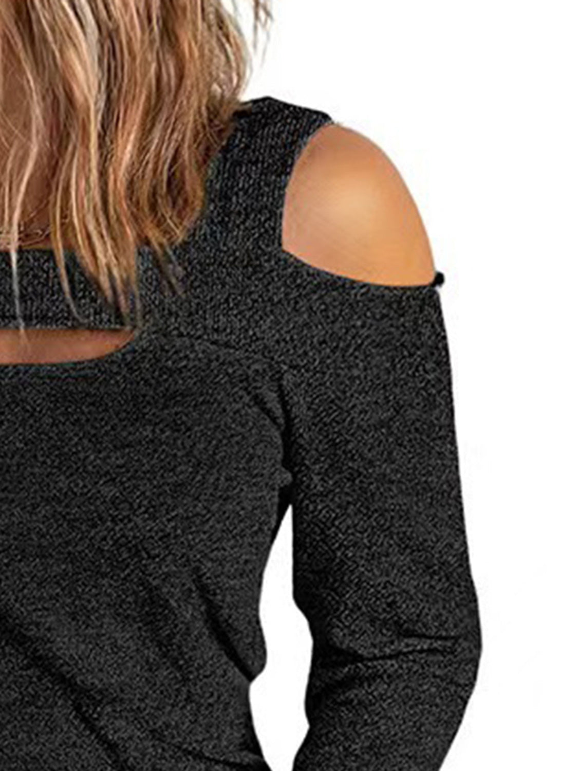 Full Size Cutout Cold Shoulder Blouse by Trendsi