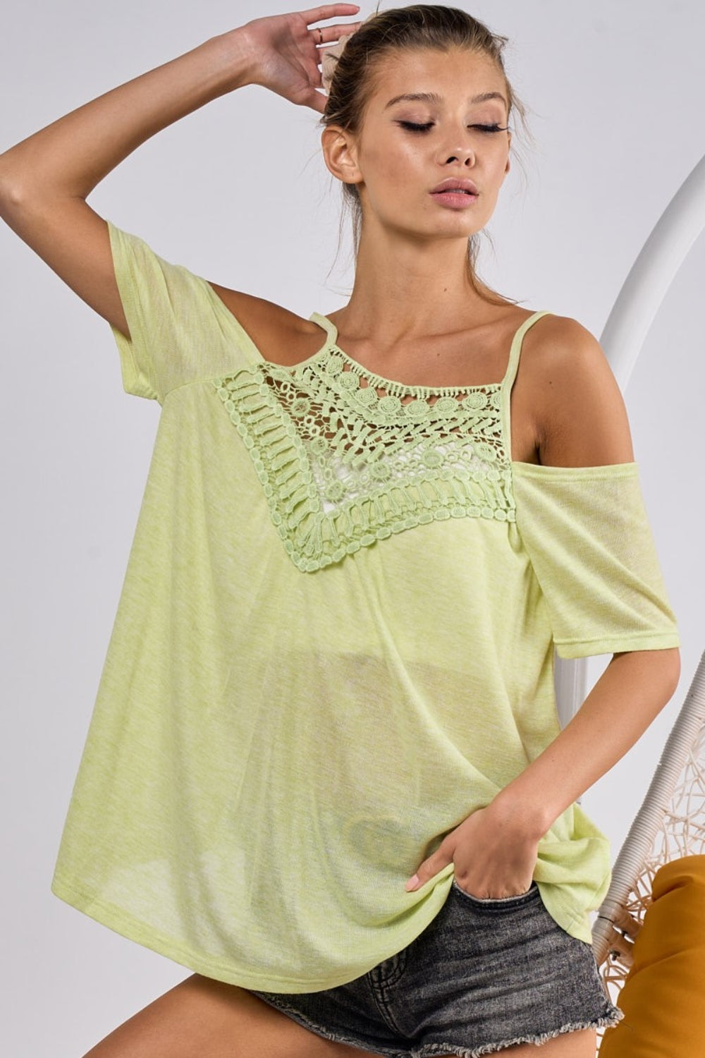 Crochet Lace Strap Top - Elegant & Versatile | Uneeque Designzz