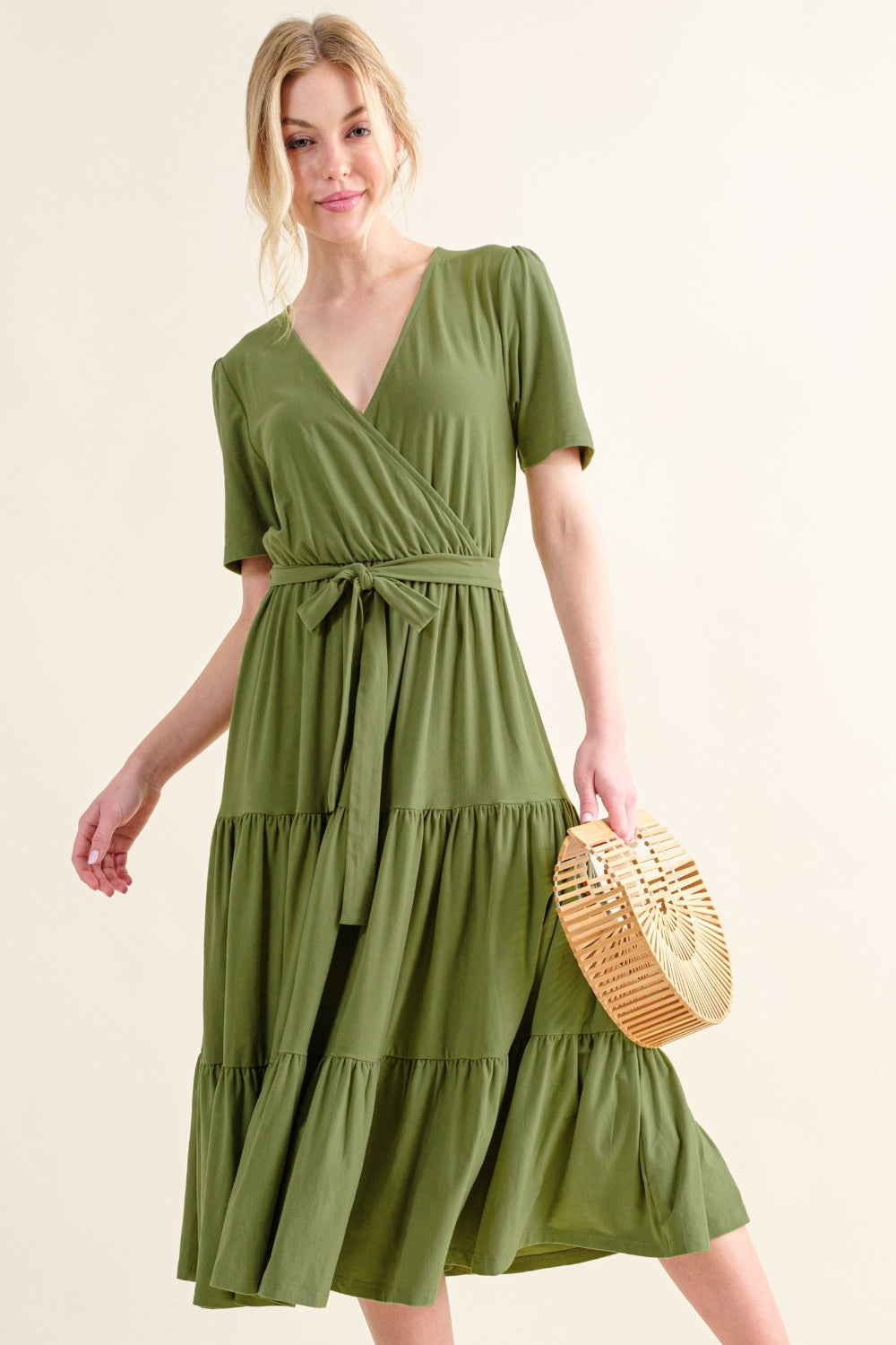 Soft Tiered Midi Dress - Effortless & Chic | Uneeque Designzz