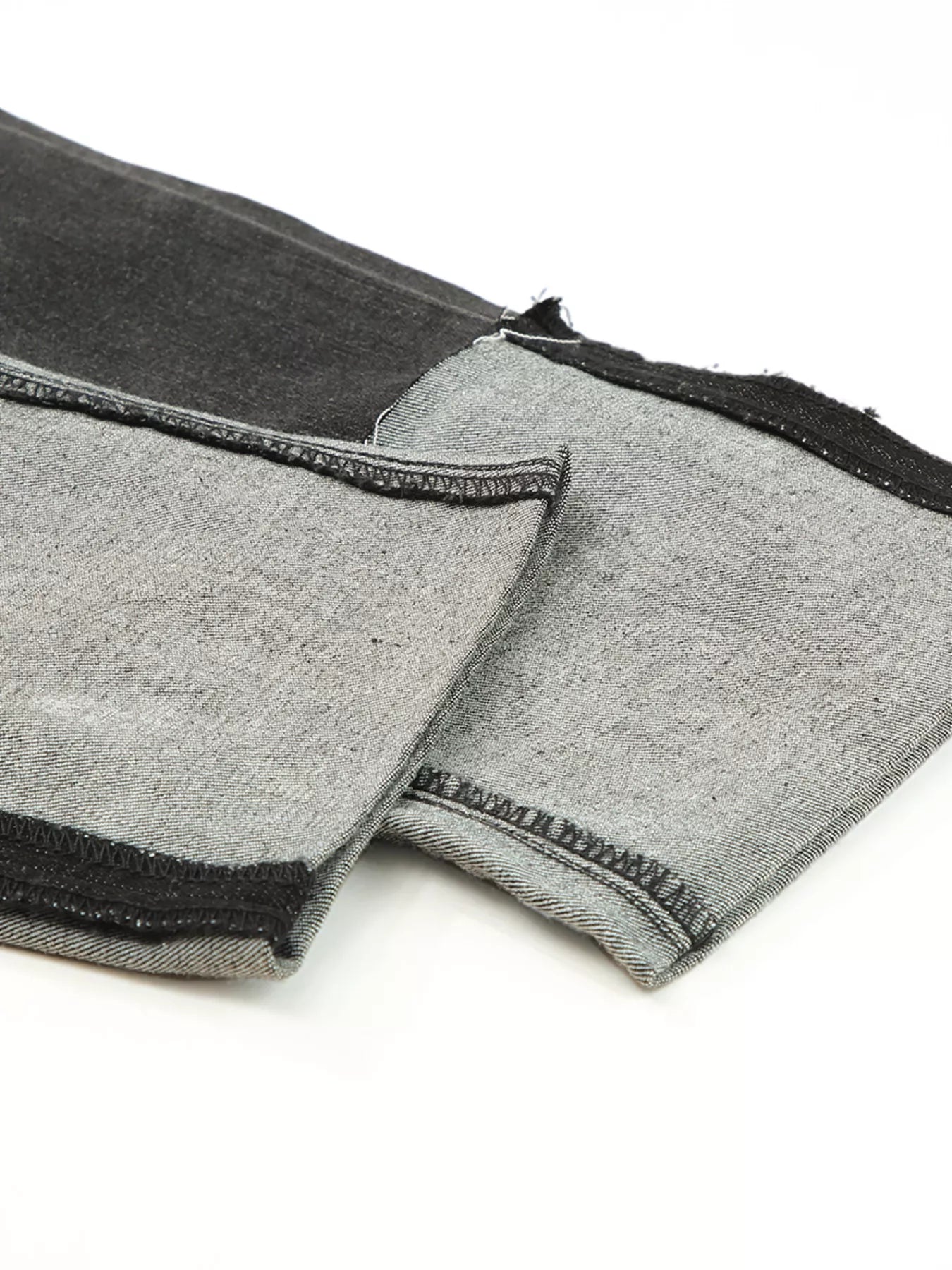 High Waist Distressed Straight Leg Jeans by Trendsi