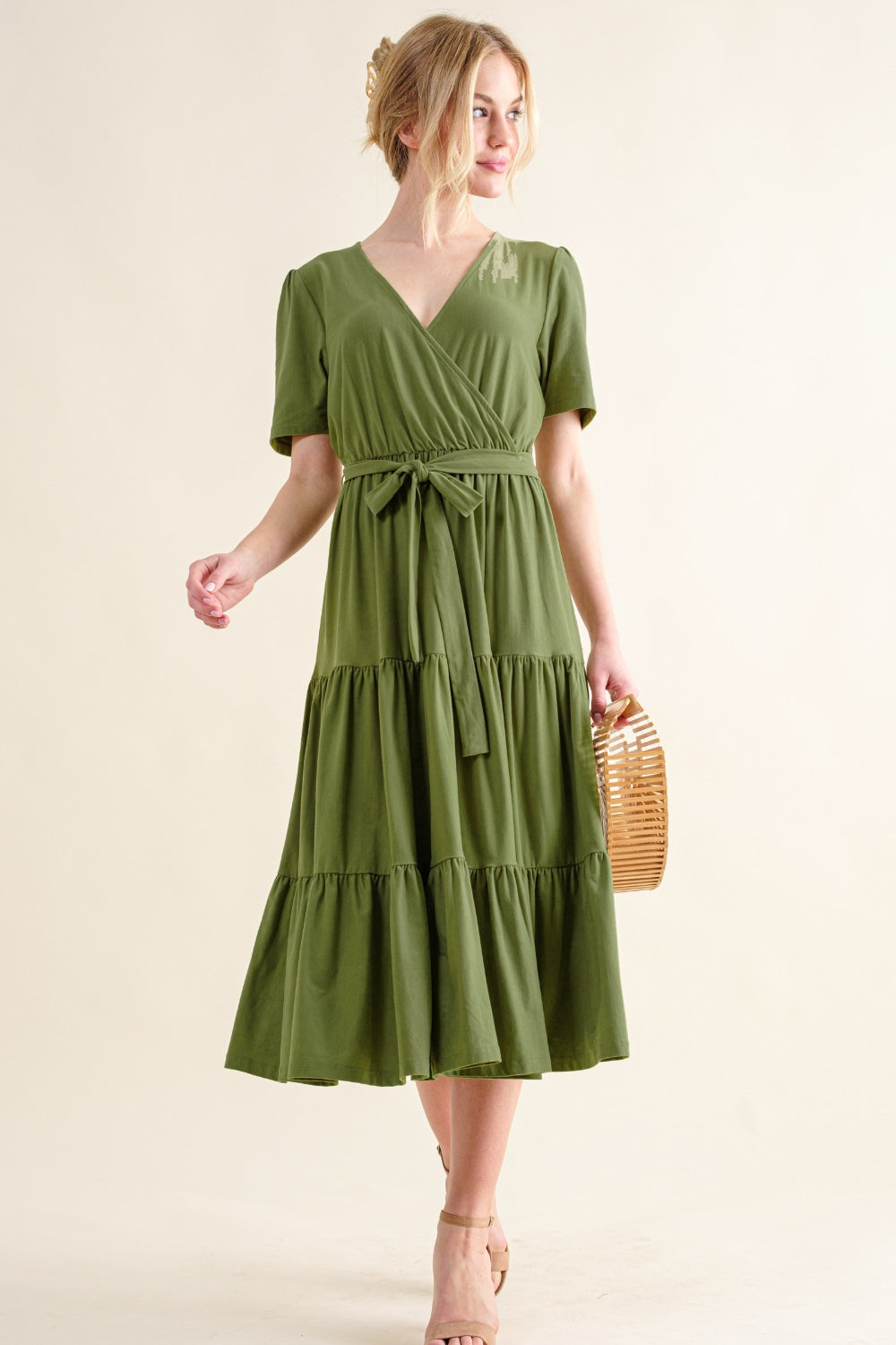 Soft Tiered Midi Dress - Effortless & Chic | Uneeque Designzz