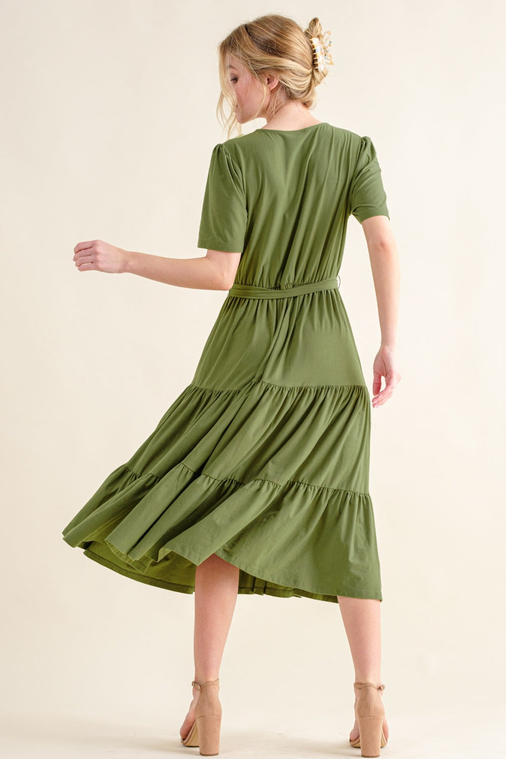 Soft Tiered Midi Dress - Effortless & Chic | Uneeque Designzz