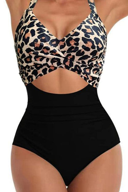 Tied Crisscross Cutout One-Piece Swimwear – Uneeque Designzz