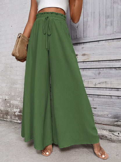 Honey Tied High Waist Wide Leg Pants – Uneeque Designzz