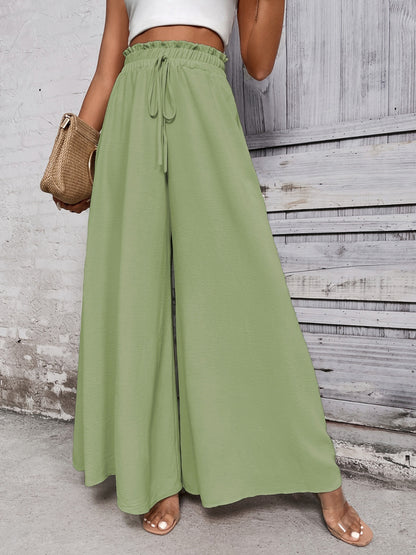 Honey Tied High Waist Wide Leg Pants – Uneeque Designzz
