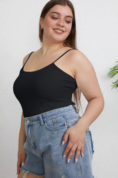 Basic Bae Full Size Round Neck Slim Camisole Plus Size Top – Uneeque Designzz