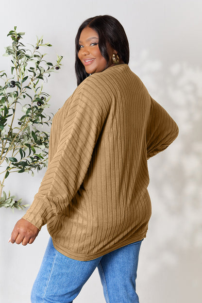 Basic Bae Full Size Ribbed Cocoon Cardigan – Uneeque Designzz