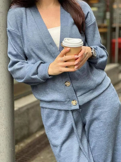 Full Size Button-Up Long Sleeve Top and Pants Set – Uneeque Designzz