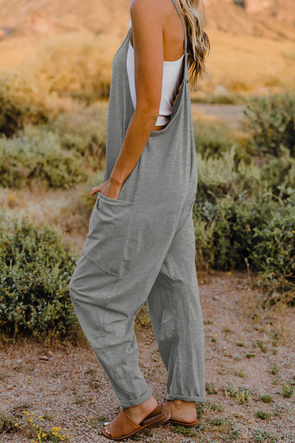 Double Take Full Size V-Neck Sleeveless Jumpsuit with Pockets – Uneeque Designzz