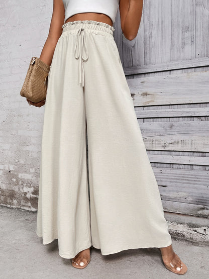 Honey Tied High Waist Wide Leg Pants – Uneeque Designzz