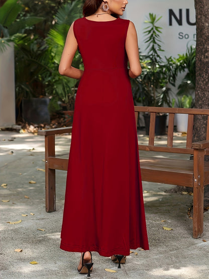 Sleeveless Flowy Maxi Dress – Uneeque Designzz