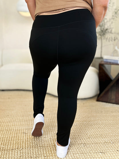 Wide Waistband Sports Leggings – Uneeque Designzz