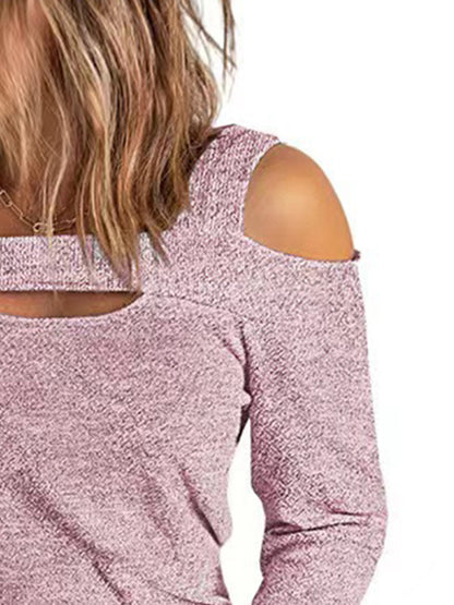 Full Size Cutout Cold Shoulder Blouse – Uneeque Designzz