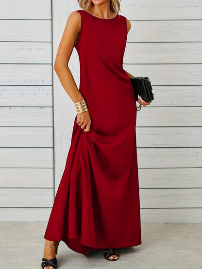 Sleeveless Flowy Maxi Dress – Uneeque Designzz