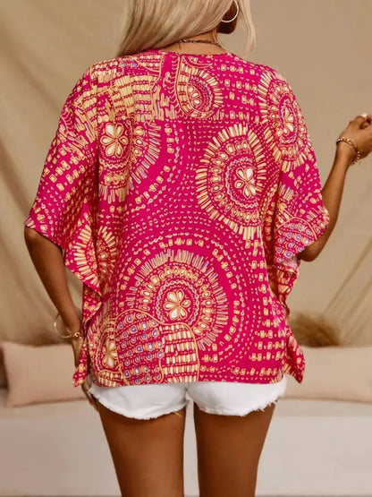 V-Neck Half Sleeve Top – Uneeque Designzz