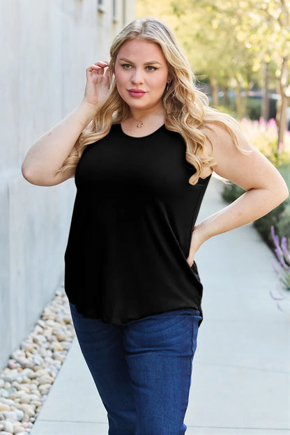 Basic Bae Bamboo Full Size Round Neck Tank – Uneeque Designzz