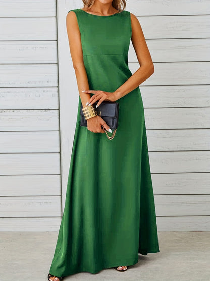 Sleeveless Flowy Maxi Dress – Uneeque Designzz