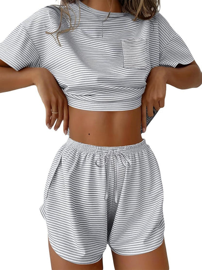 Round Neck Tee and Shorts Set – Uneeque Designzz