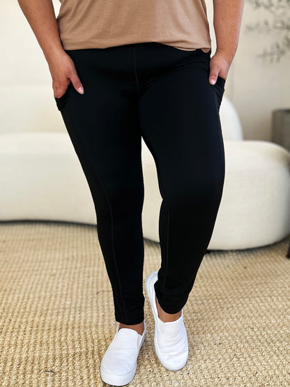 Wide Waistband Sports Leggings – Uneeque Designzz