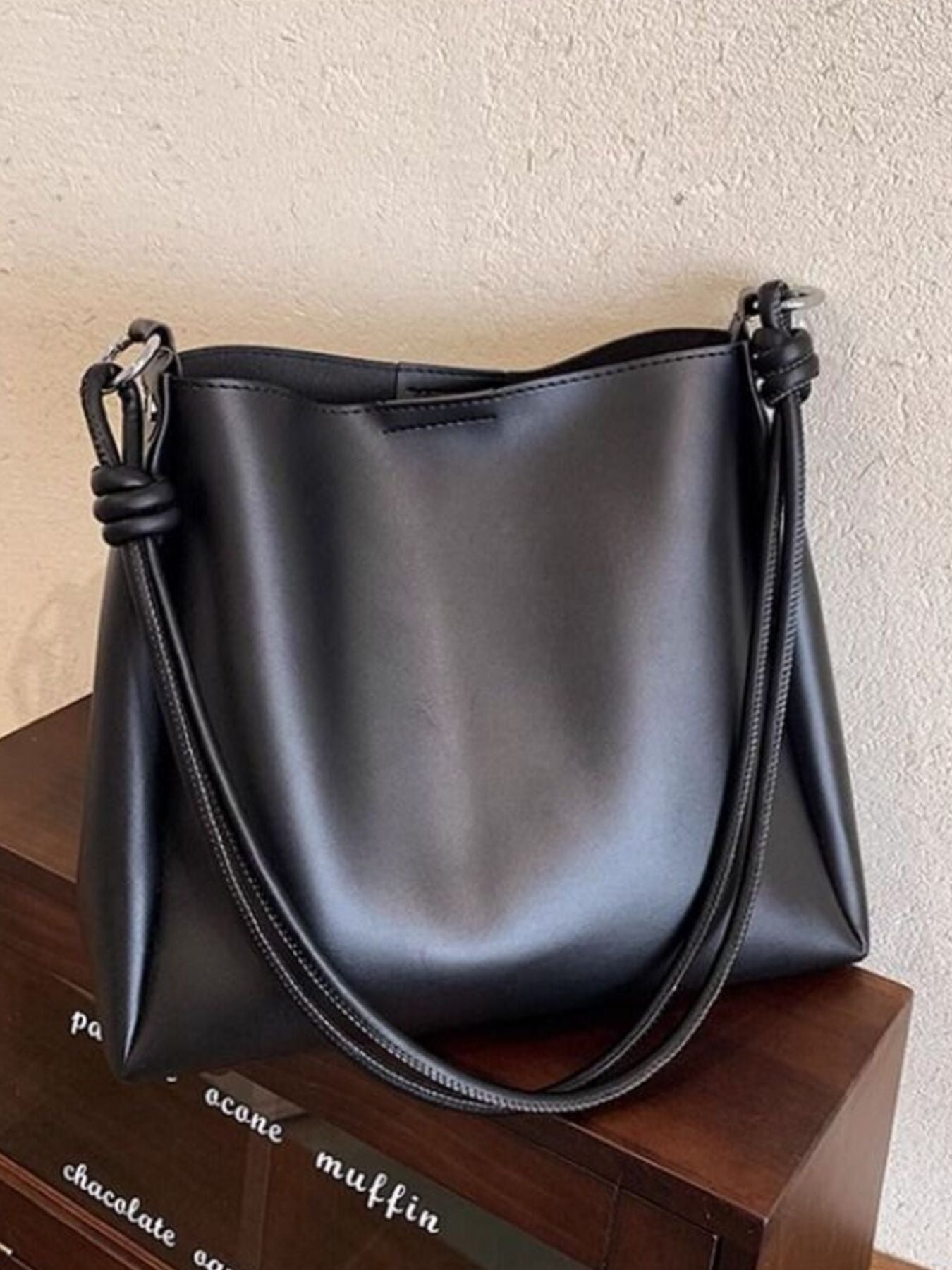 PU Leather Shoulder Bag by Trendsi