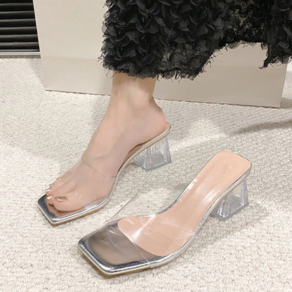 Open Toe Block Heel Sandals – Uneeque Designzz