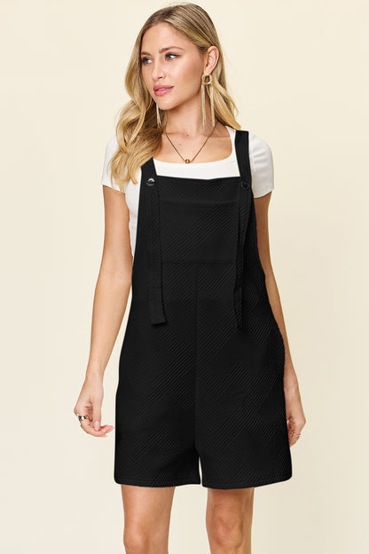 Double Take Full Size Texture Sleeveless Romper – Uneeque Designzz