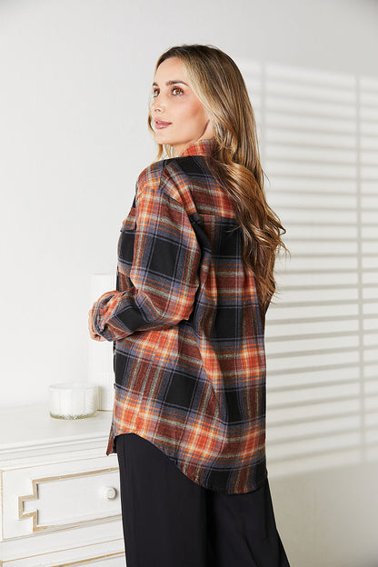 Mandy Plaid Dropped Shoulder Shirt – Uneeque Designzz