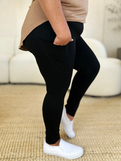 Wide Waistband Sports Leggings – Uneeque Designzz