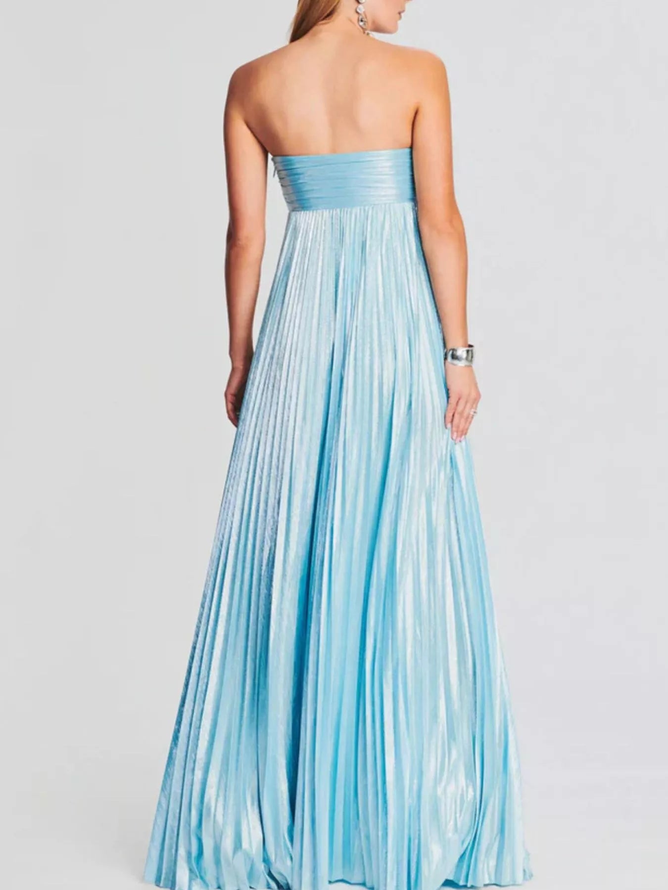 Split Sweetheart Neck Tube Maxi Dress by Trendsi
