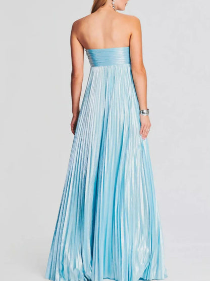 Split Sweetheart Neck Tube Maxi Dress – Uneeque Designzz