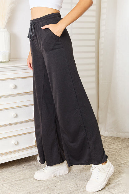 Basic Bae Wide Leg Pocketed Pants – Uneeque Designzz