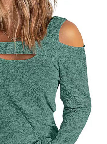 Full Size Cutout Cold Shoulder Blouse – Uneeque Designzz