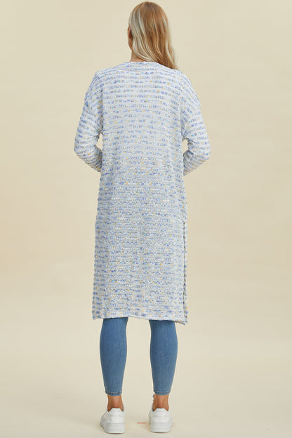 Double Take Full Size Open-Front Longline Cardigan – Uneeque Designzz