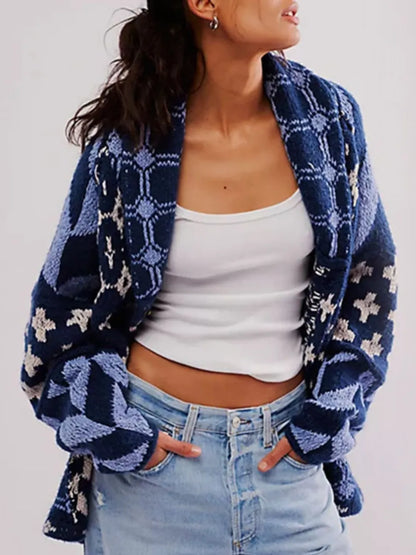 Long Sleeve Collared Button Front Cardigan One Size – Uneeque Designzz