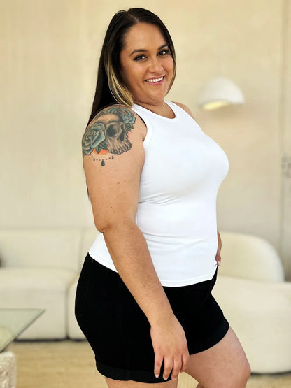 Basic Bae Full Size Round Neck Slim Tank – Uneeque Designzz