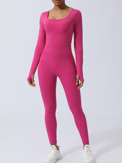 Twisted Backless Long Sleeve Jumpsuit – Uneeque Designzz