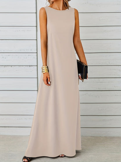 Sleeveless Flowy Maxi Dress – Uneeque Designzz