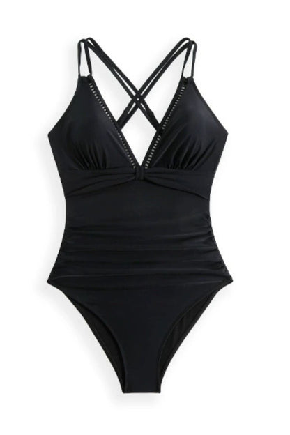 Double Spaghetti Strap One-Piece Swimwear – Uneeque Designzz