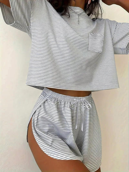 Round Neck Tee and Shorts Set – Uneeque Designzz