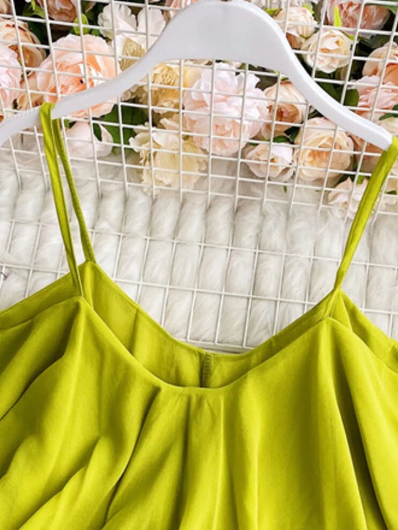 Ruffled Flowy Cami by Trendsi