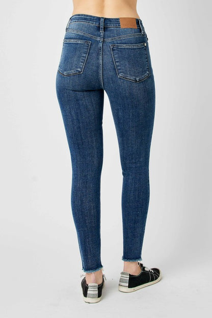 Judy Blue Full Size High Waist Distressed Skinny Jeans – Uneeque Designzz