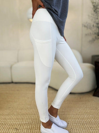 Wide Waistband Sports Leggings – Uneeque Designzz