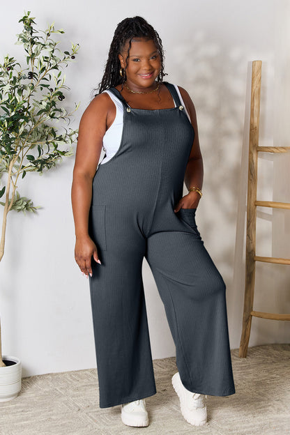 Double Take Full Size Wide Strap Overall with Pockets – Uneeque Designzz