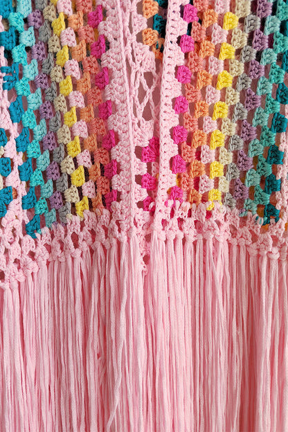 Fringe Tied Long Sleeve Cardigan – Uneeque Designzz