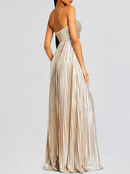 Split Sweetheart Neck Tube Maxi Dress – Uneeque Designzz