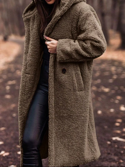 Teddy Bear Hooded Longline Outerwear – Uneeque Designzz