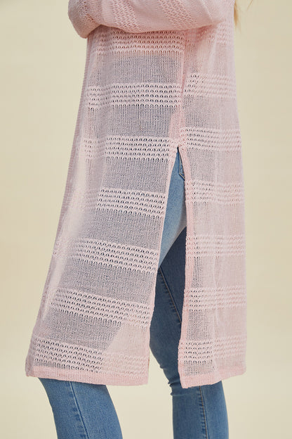 Double Take Full Size Open-Front Longline Cardigan – Uneeque Designzz