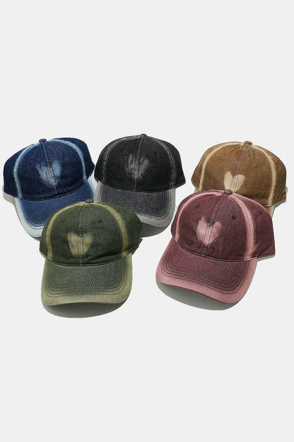 Heart Cotton Baseball Cap – Uneeque Designzz